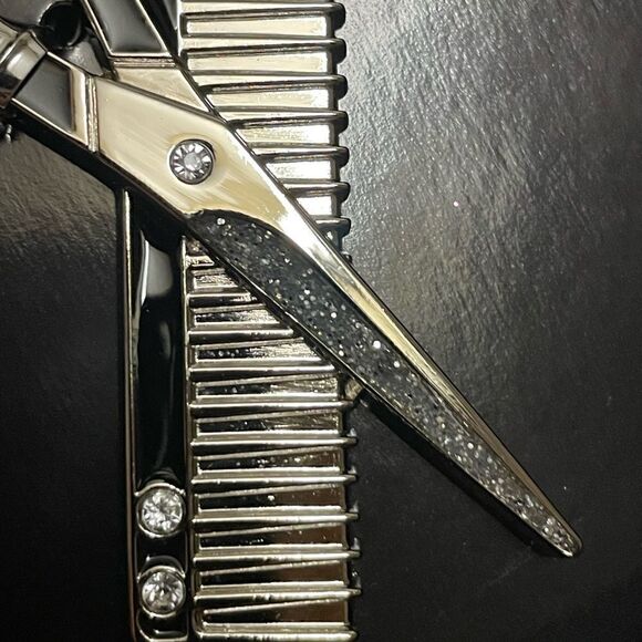 Regent Square Studio Design Hair Stylist Scissor & Comb Sparkling Ornament - Picture 6 of 9